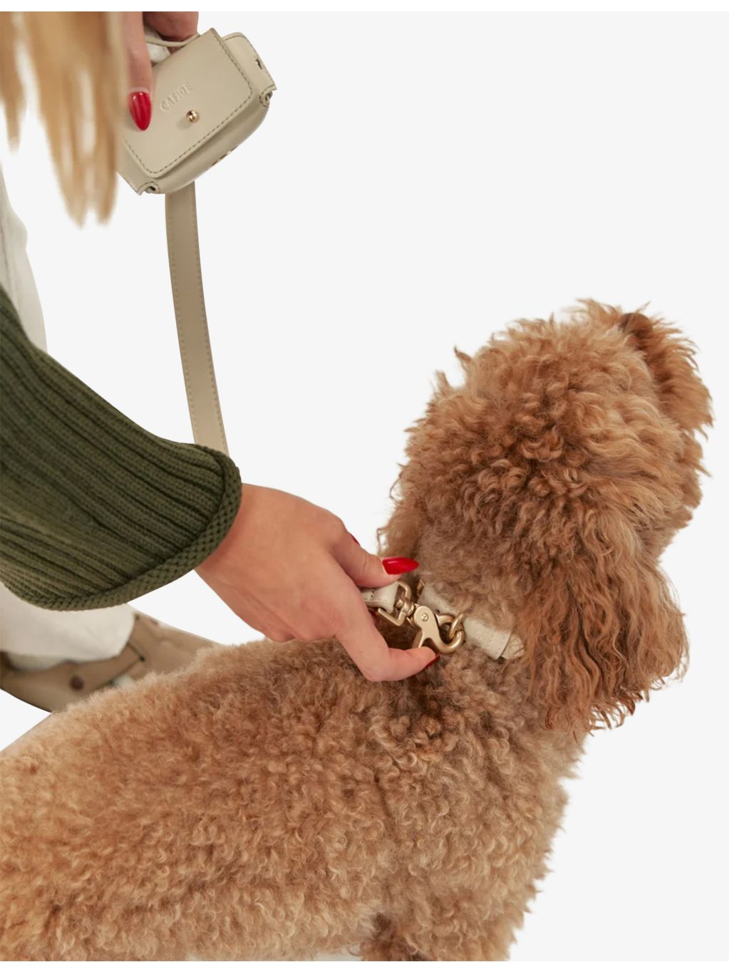 Cafide Jala multi-position vegan-leather dog leash 243cm - British product