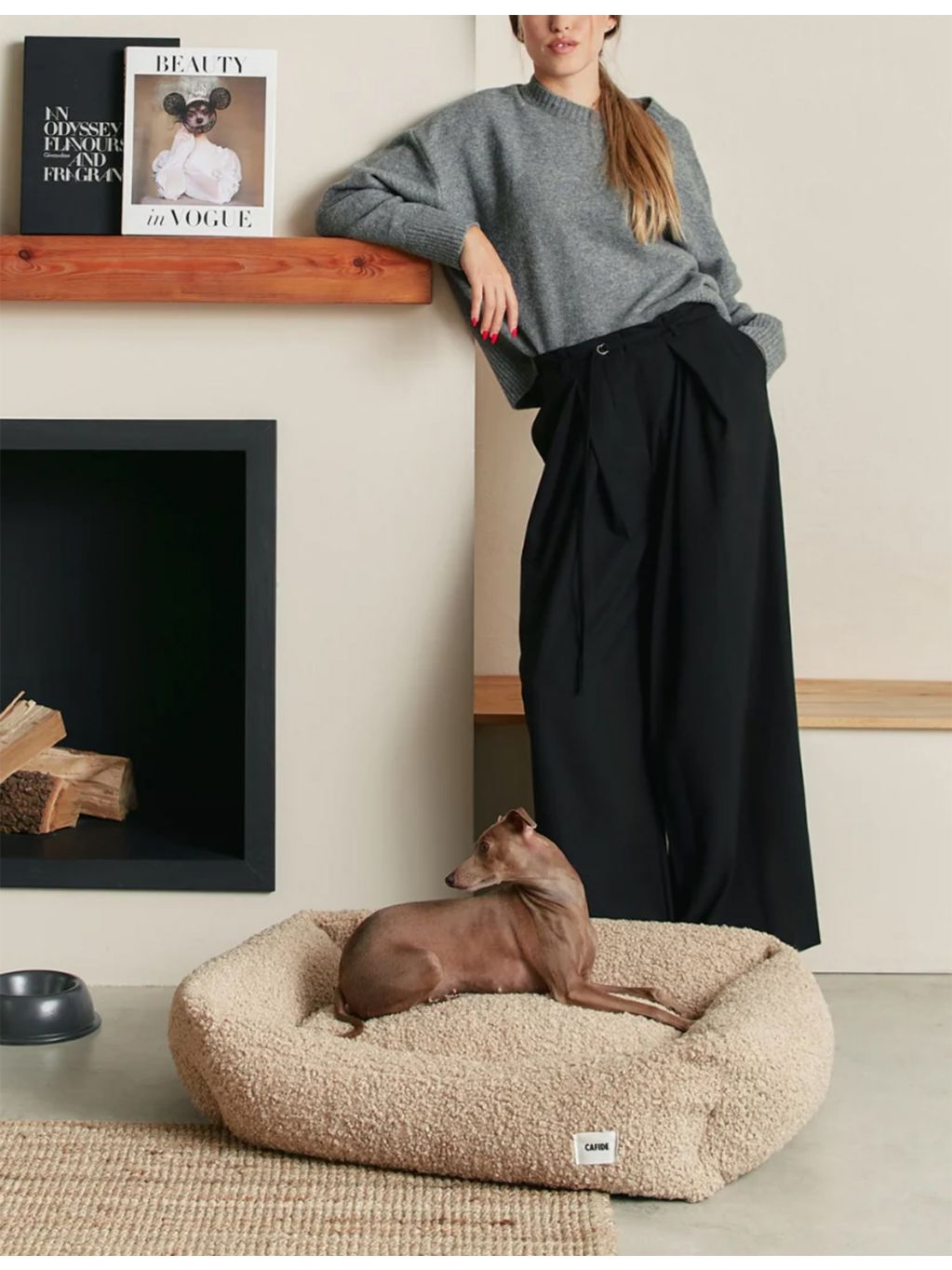 Snozy corduroy dog bed, UK version