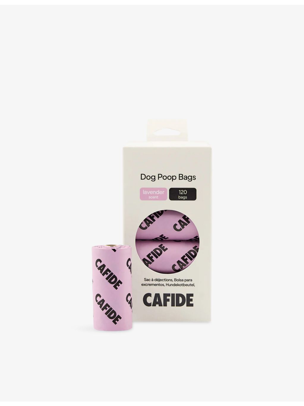 CAFIDE lavender dog waste bags pack of 120, imported from the UK