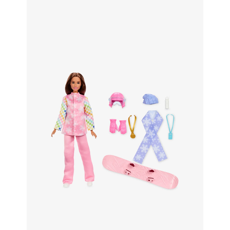 Barbie You Can Be Anything snowboarder doll 32.5cm, UK version