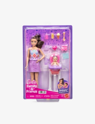 Barbie Skipper babysitter doll playset with highchair 32.5cm, imported from the UK