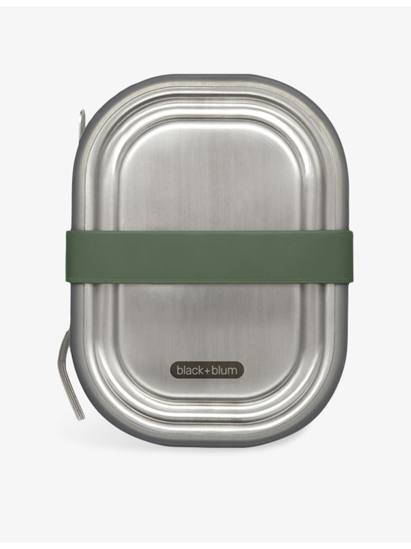 Black+Blum stainless steel lunch box 20cm with fork - British product