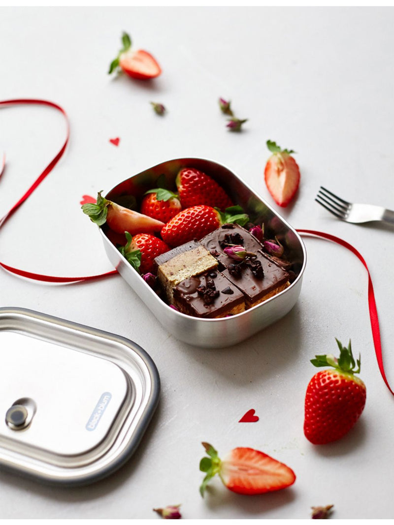 Black+Blum stainless steel lunch box 20cm with fork - British product