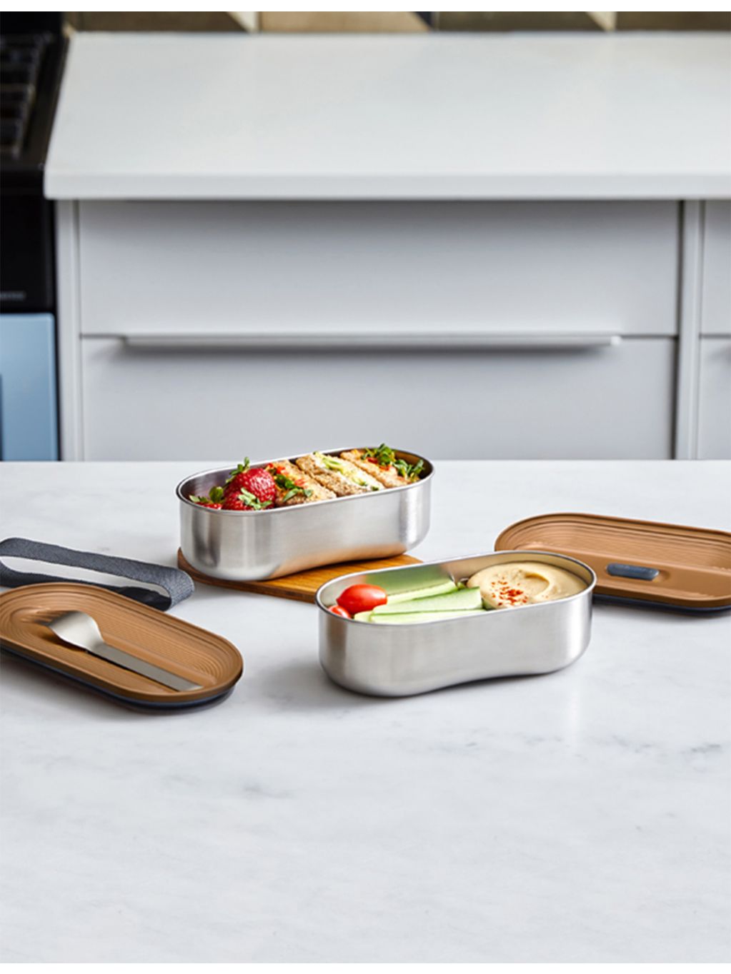 black + blum stainless steel bento boxes 18.5cm, UK version