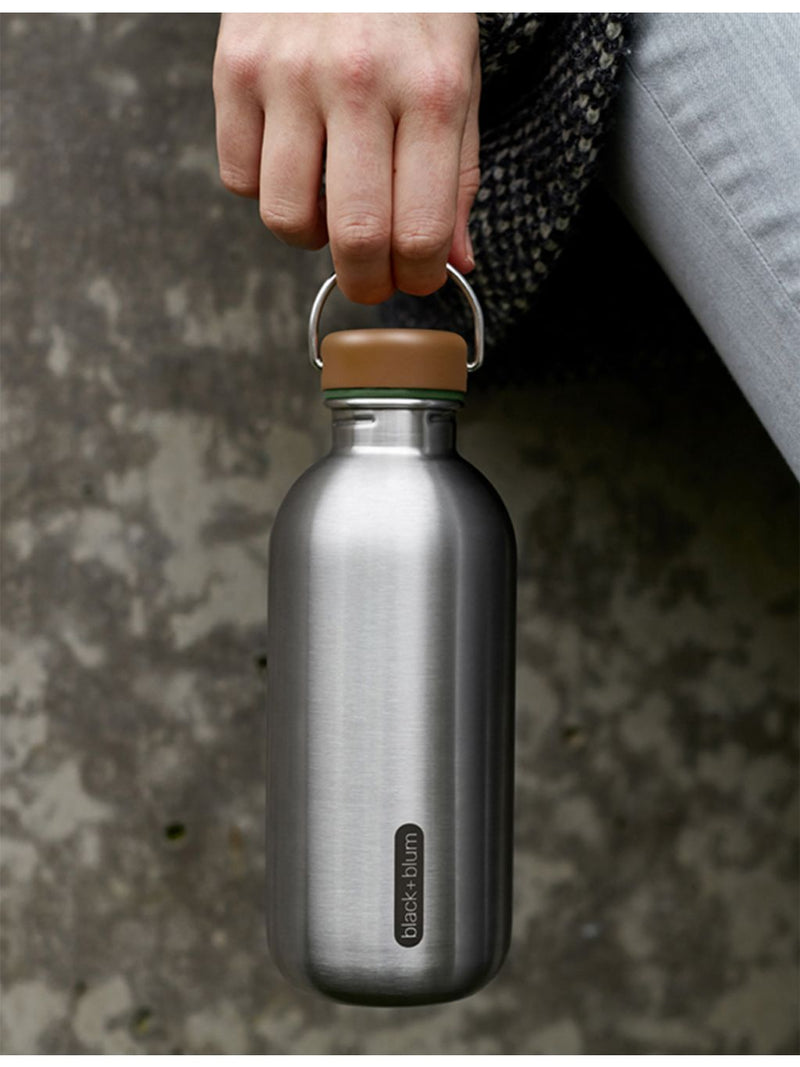 black + blum stainless steel water bottle 600ml, imported from the UK