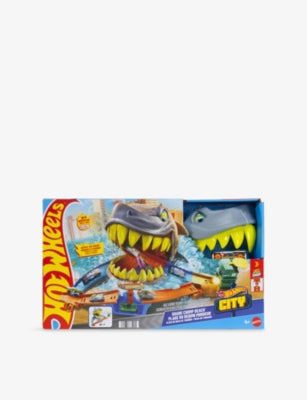 Hot Wheels City Shark Beach Battle playset (British brand)