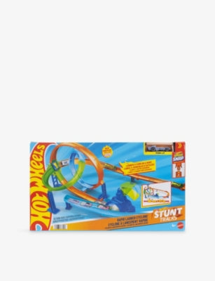 Hot Wheels stunt track Rapid Launch & Loop, imported from the UK