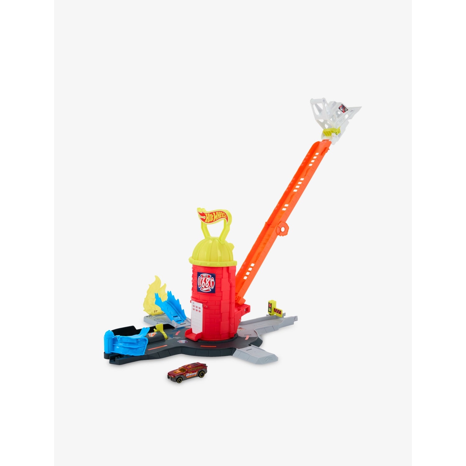 Hot Wheels City Fire Station playset, imported from the UK