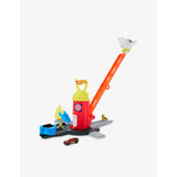 Hot Wheels City Fire Station playset, imported from the UK