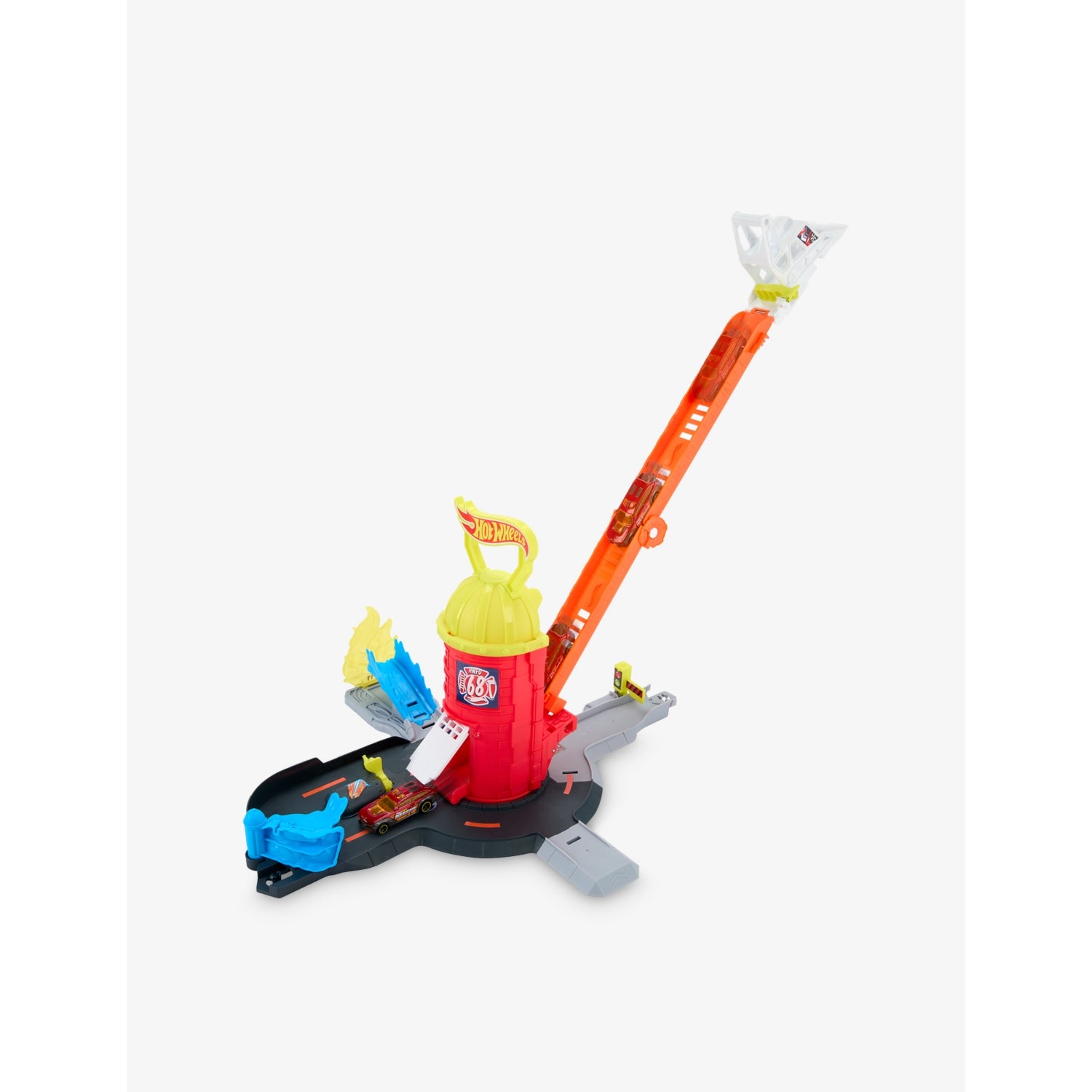 Hot Wheels City Fire Station playset, imported from the UK