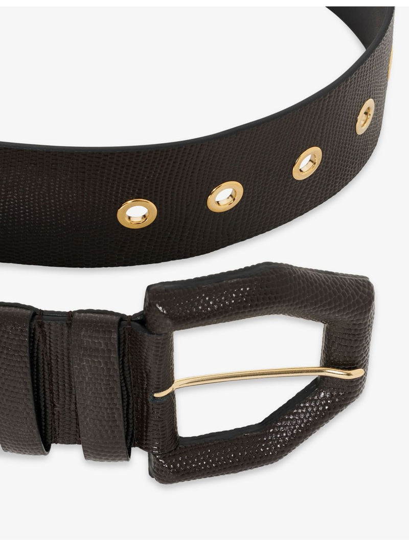 The Kooples textured wide leather belt (British brand)