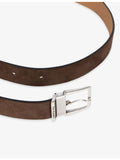 The Kooples suede belt with branded buckle, UK version