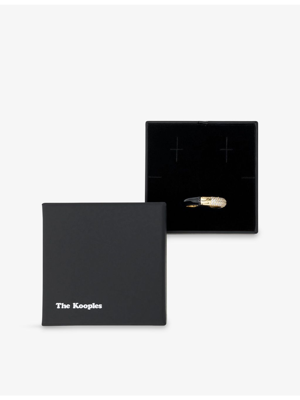 The Kooples rhinestone brass ear cuff, imported from the UK
