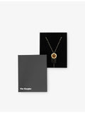 The Kooples beaded brass pendant necklace - British product