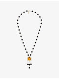 The Kooples beaded brass pendant necklace - British product