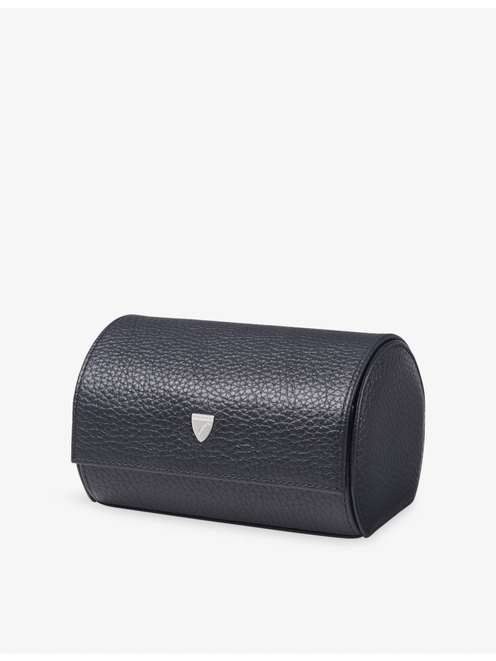 Aspinal of London leather double watch box with suede lining, UK version