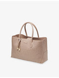 Aspinal of London woven leather tote bag (British brand)