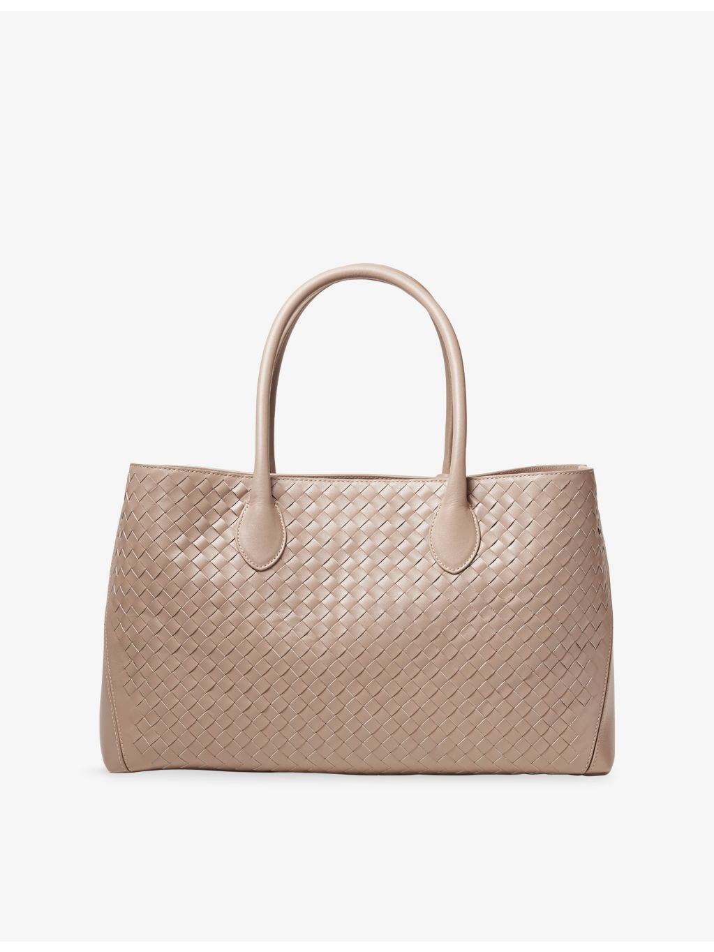 Aspinal of London woven leather tote bag (British brand)