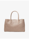 Aspinal of London woven leather tote bag (British brand)