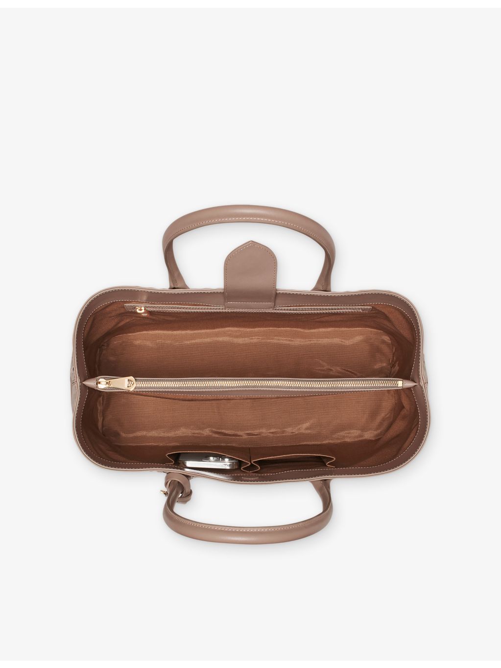 Aspinal of London woven leather tote bag (British brand)