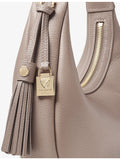 Aspinal of London Soho Crescent leather shoulder bag, imported from the UK