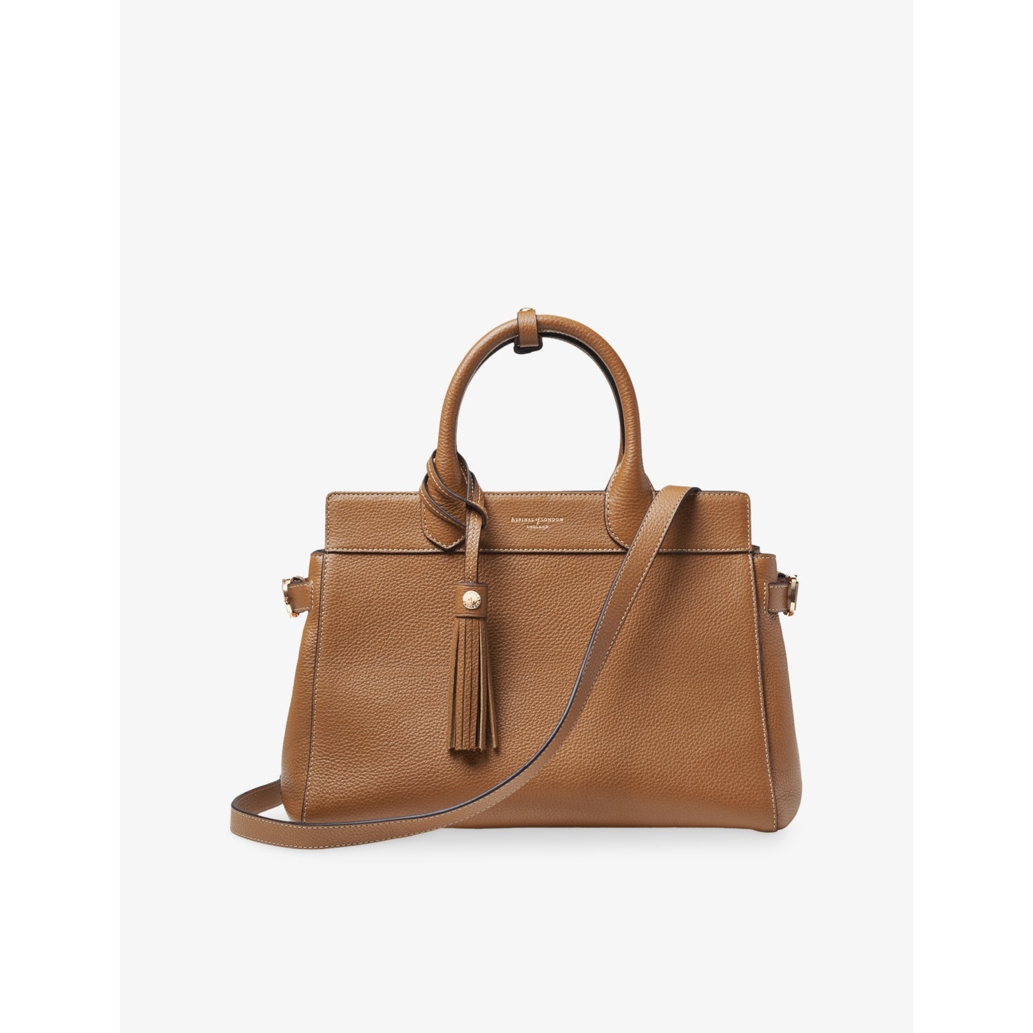 Savannah Leather Tote Bag - NEUTRAL