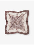 Aspinal of London square silk scarf 31.5 inches, UK version
