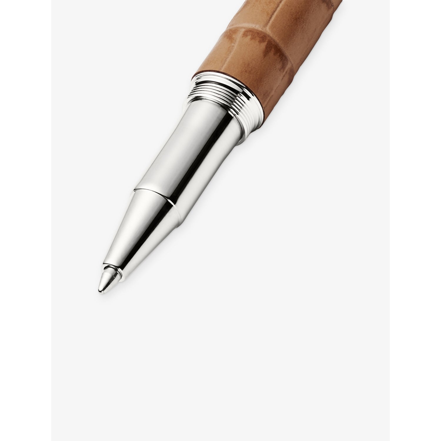 Aspinal of London leather and brass rollerball pen - British product