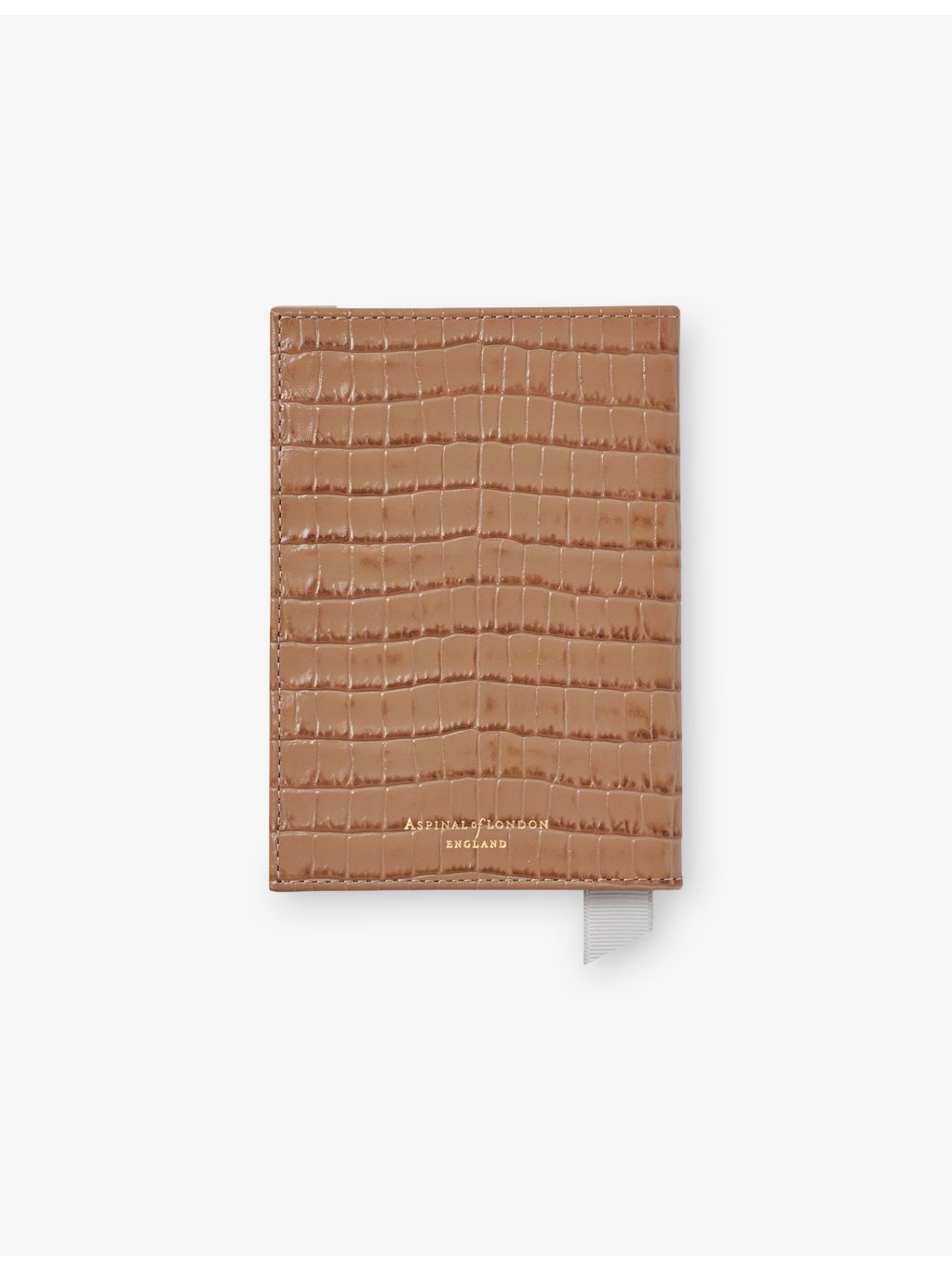 Aspinal of London croc-effect leather passport cover - British product