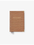 Aspinal of London croc-effect leather passport cover - British product