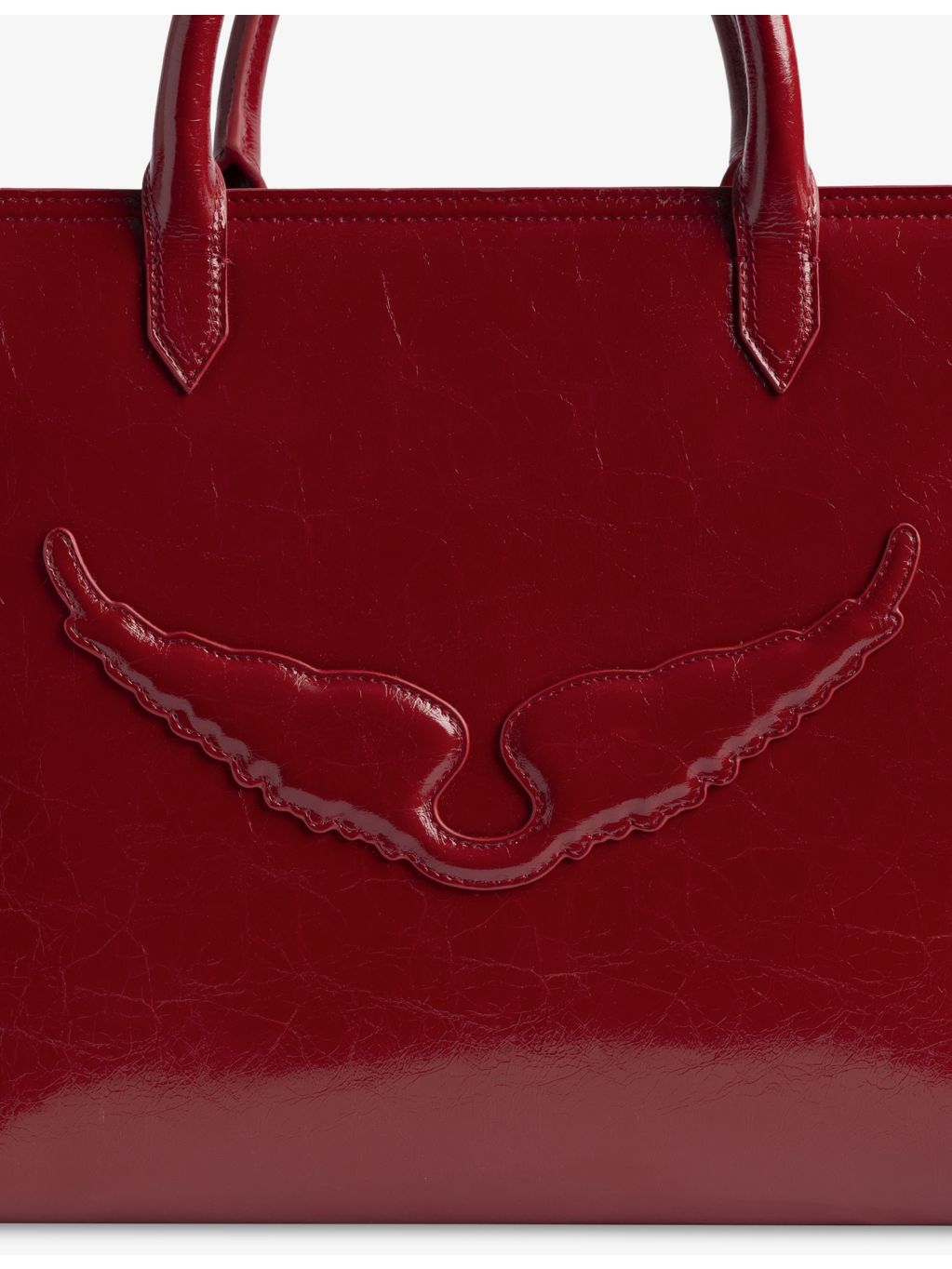 Zadig&Voltaire Angel vintage leather tote bag, imported from the UK