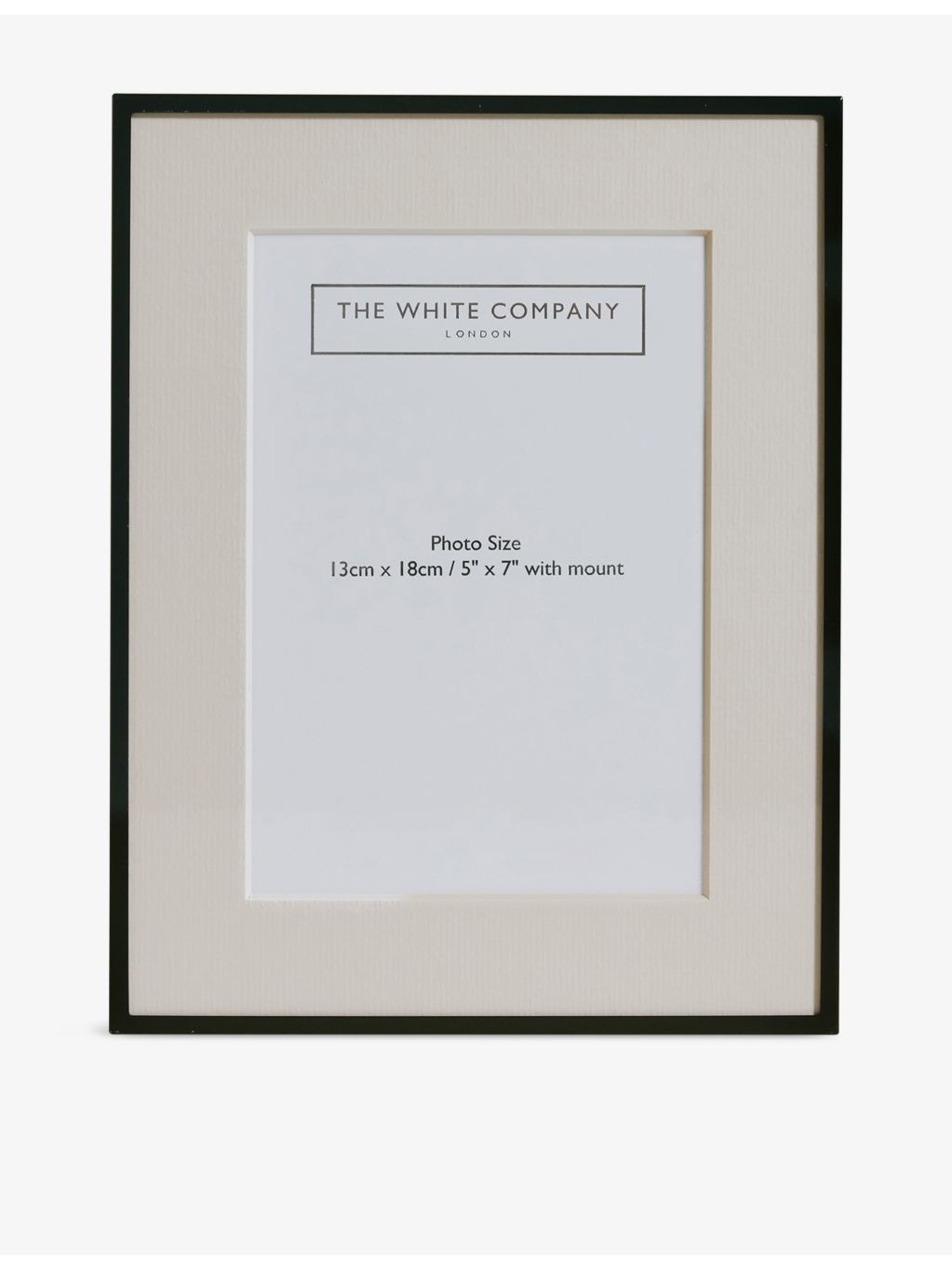 The White Company matte metal photo frame 15cm x 19.5cm, UK version