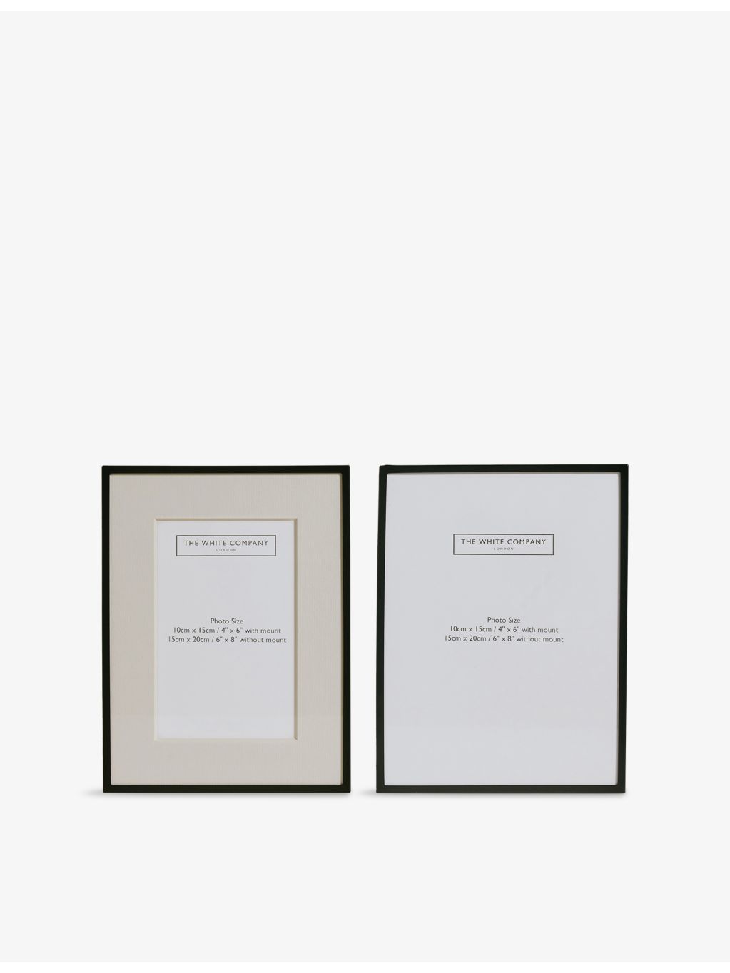 The White Company matte metal photo frame 12.5cm x 17.5cm (British brand)