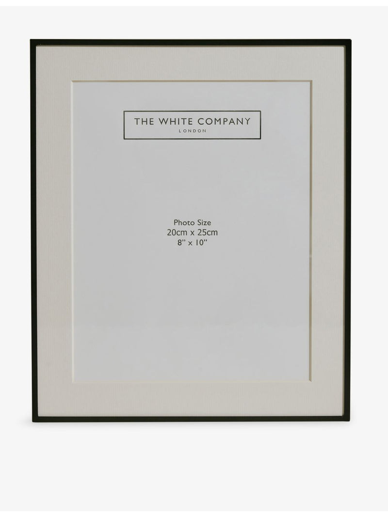 The White Company matte metal photo frame 22x28cm, imported from the UK