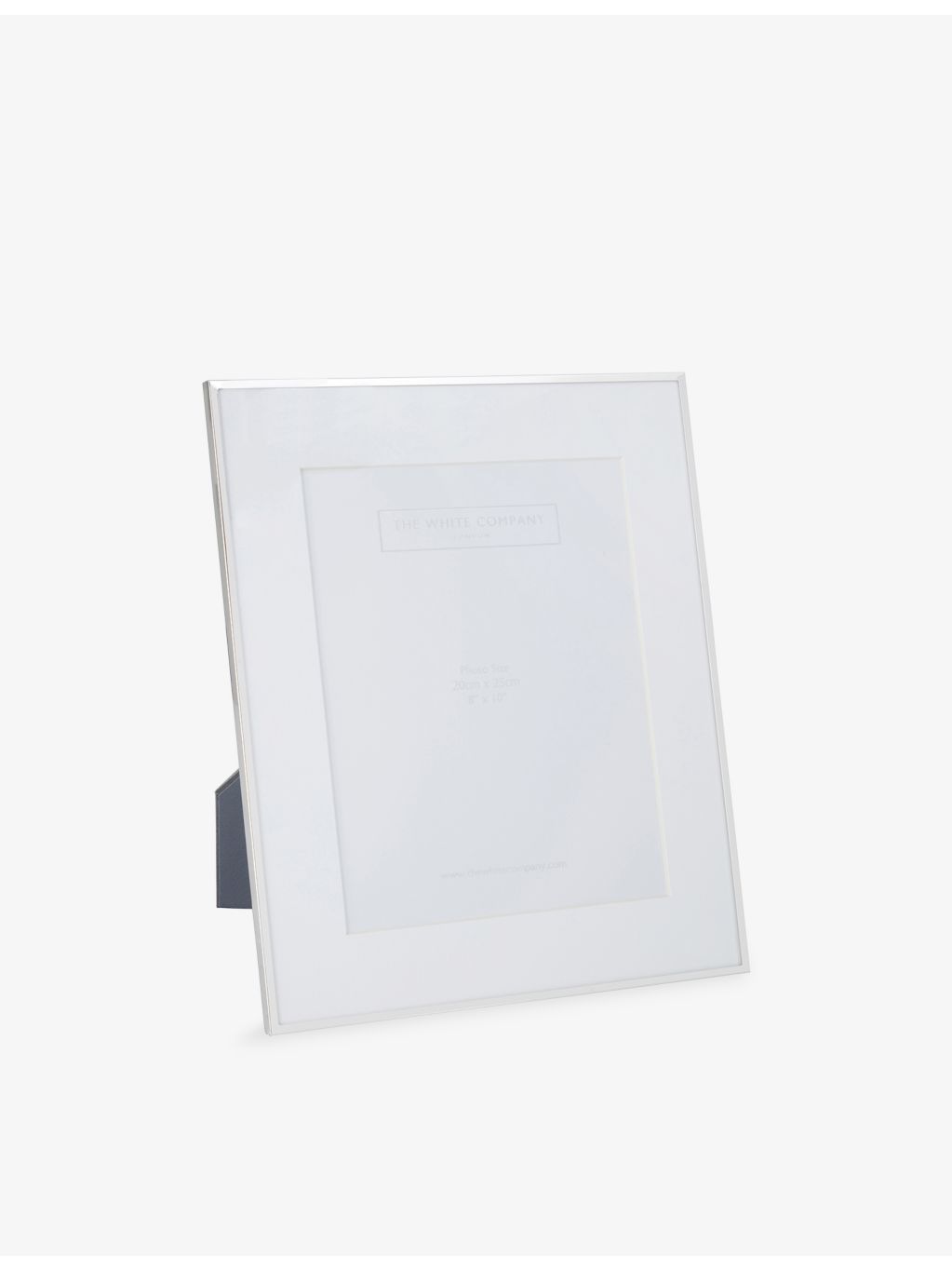 White Company silver-plated steel photo frame 8x10 - British product