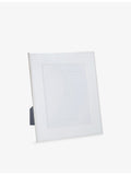 White Company silver-plated steel photo frame 8x10 - British product