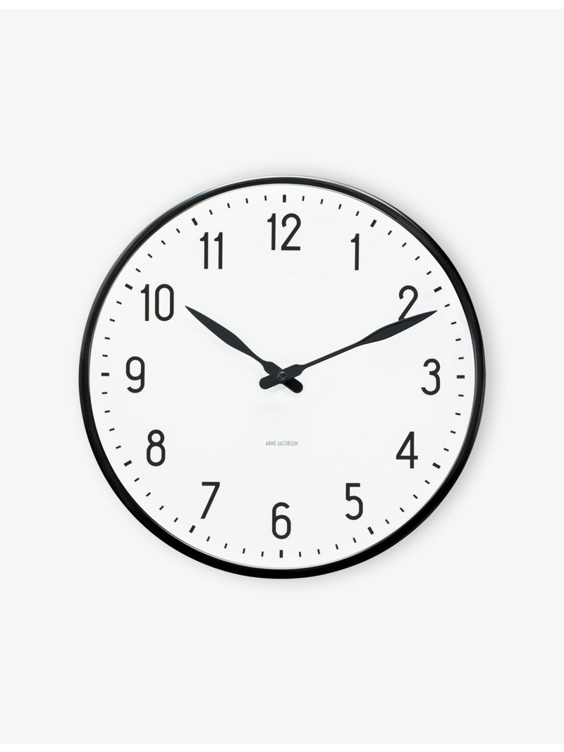Arne Jacobsen Station wall clock 29cm (British brand)