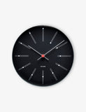 Arne Jacobsen wall clock Bankers 29cm, imported from the UK