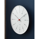 Arne Jacobsen wall clock Bankers 29cm, imported from the UK