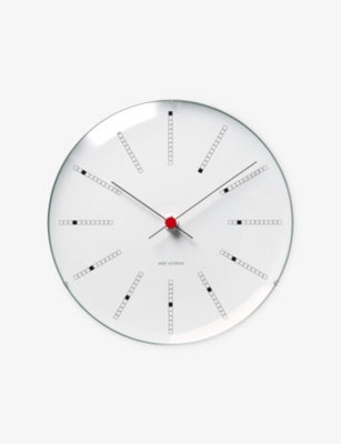 Arne Jacobsen wall clock Bankers 29cm, imported from the UK