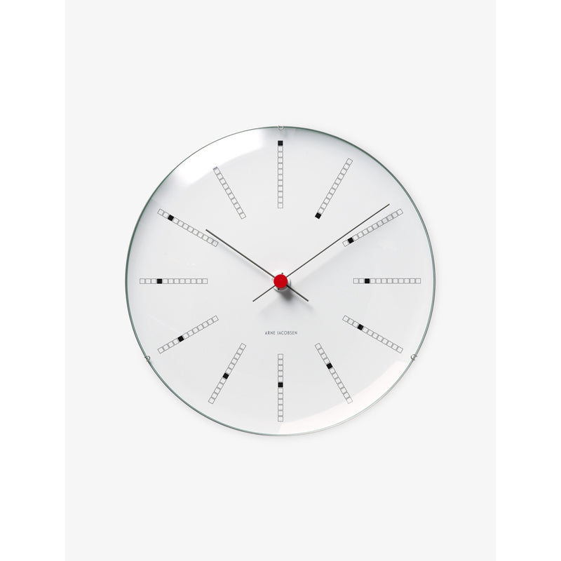 Arne Jacobsen wall clock Bankers 29cm, imported from the UK