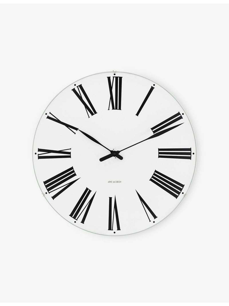 Arne Jacobsen Roman wall clock 48cm diameter, UK version