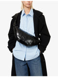 Lemaire medium croissant coated-cotton shoulder bag, imported from the UK