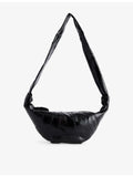 Lemaire medium croissant coated-cotton shoulder bag, imported from the UK