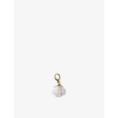 selfridges Unleash Cph Energy Brass and Mountain Crystal Dog Collar Charm- Buy online at McGrocer