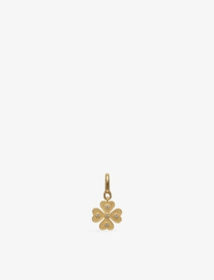 Unleash Cph brass and zircon dog collar charm, 3.5cm - British product
