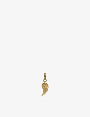 Unleash Cph brass zircon dog collar charm 4cm - British product
