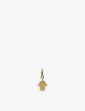 Unleash Cph brass and zircon dog collar charm, UK version