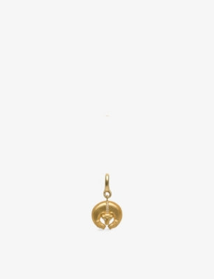 Unleash Cph brass and zircon dog collar charm, imported from the UK