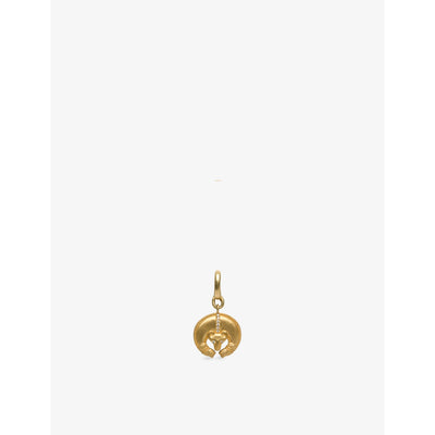 selfridges Unleash CPH Hero Bear Brass and Zircon Dog Collar Charm- Buy online at McGrocer